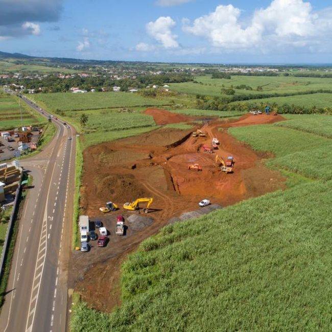 Chantier Giratoire de La Jaula - Guadeloupe