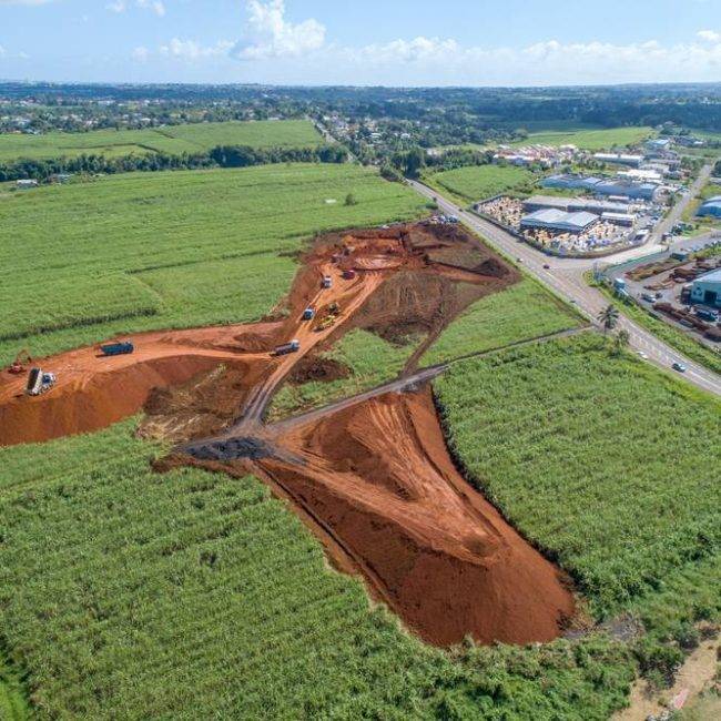 Chantier Giratoire de La Jaula - Guadeloupe