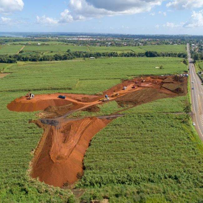 Chantier Giratoire de La Jaula - Guadeloupe