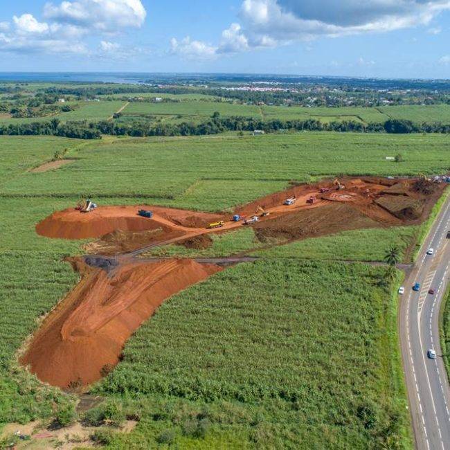 Chantier Giratoire de La Jaula - Guadeloupe