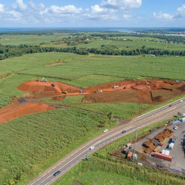 Chantier Giratoire de La Jaula - Guadeloupe