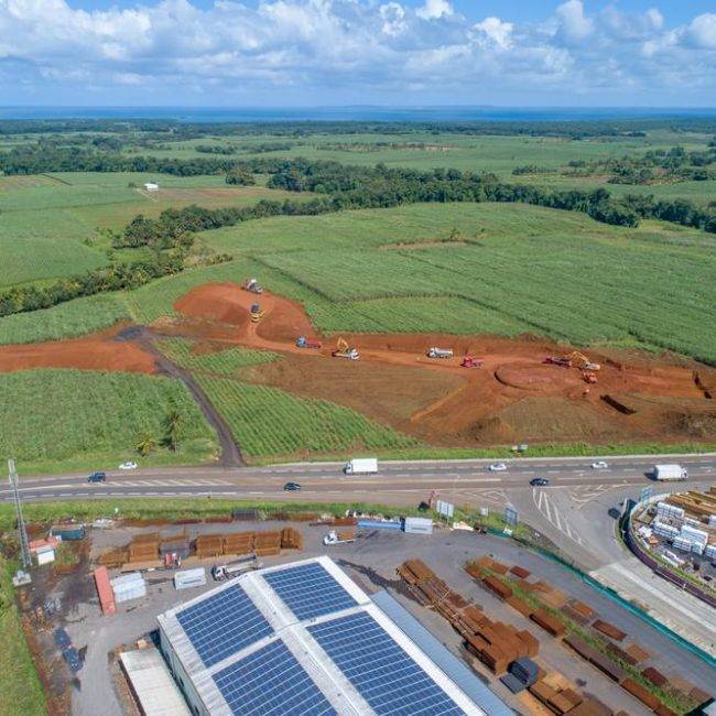 Chantier Giratoire de La Jaula - Guadeloupe