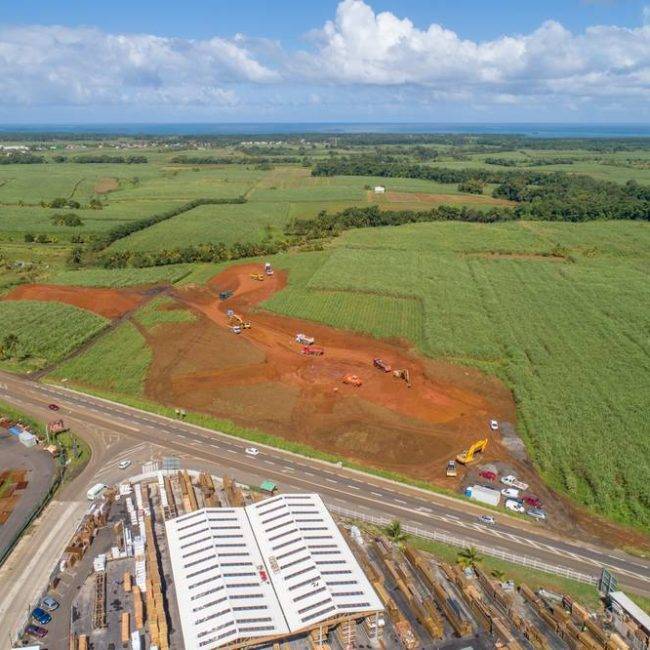 Chantier Giratoire de La Jaula - Guadeloupe