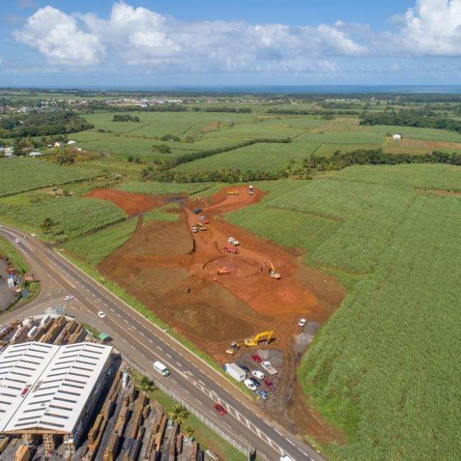 Chantier Giratoire de La Jaula - Guadeloupe