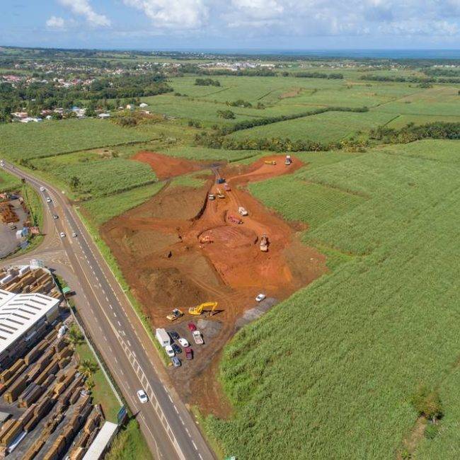 Chantier Giratoire de La Jaula - Guadeloupe