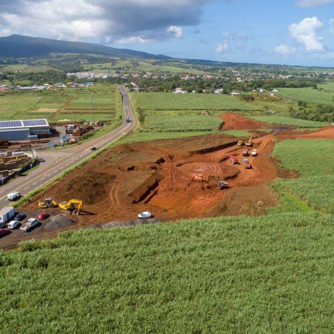 Chantier Giratoire de La Jaula - Guadeloupe