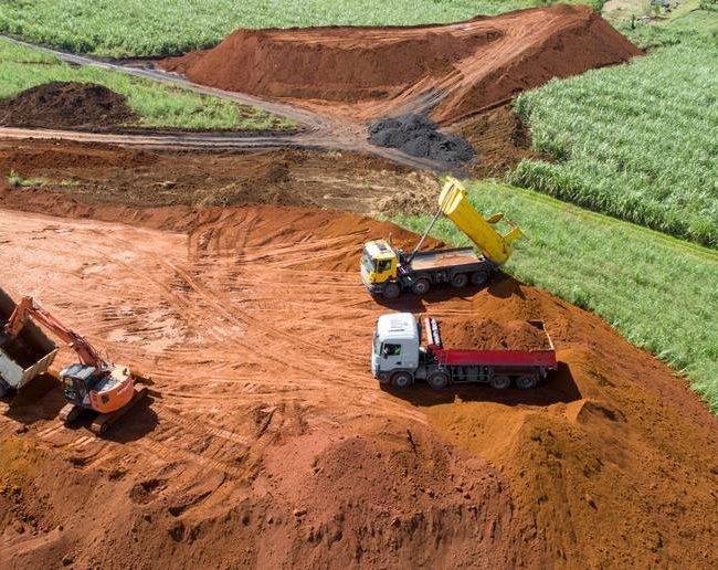 Chantier Giratoire de La Jaula - Guadeloupe