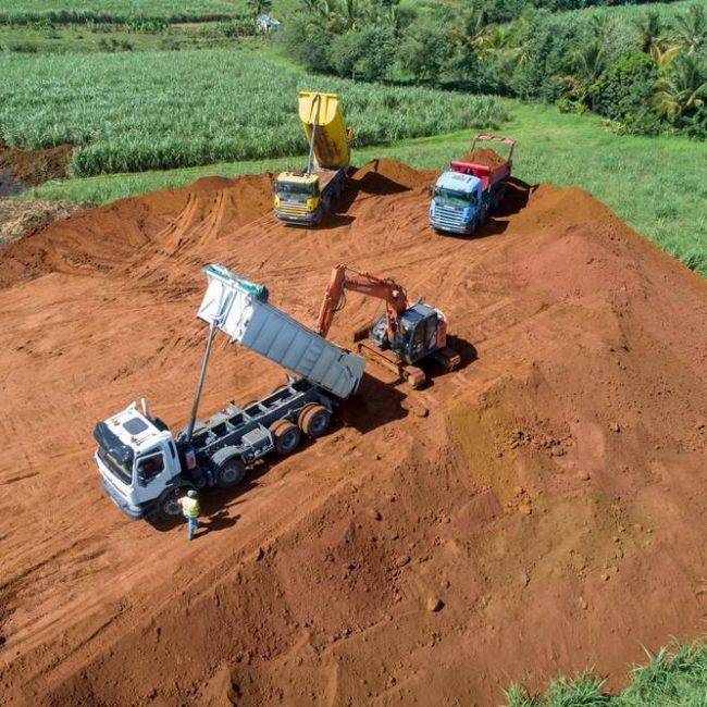 Chantier Giratoire de La Jaula - Guadeloupe