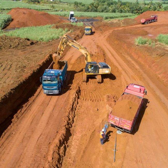 Chantier Giratoire de La Jaula - Guadeloupe