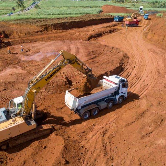 Chantier Giratoire de La Jaula - Guadeloupe