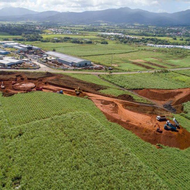 Chantier Giratoire de La Jaula - Guadeloupe