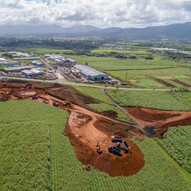 Chantier Giratoire de La Jaula - Guadeloupe