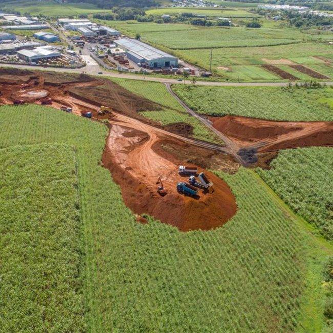 Chantier Giratoire de La Jaula - Guadeloupe