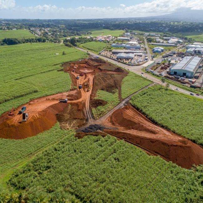 Chantier Giratoire de La Jaula - Guadeloupe