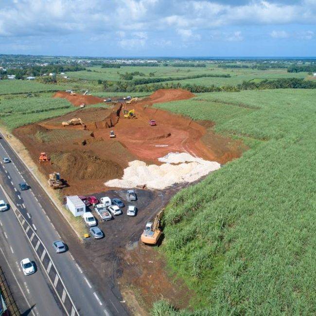 Chantier Giratoire de La Jaula - Guadeloupe