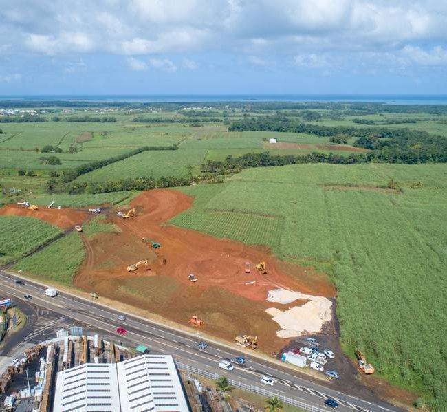 Chantier Giratoire de La Jaula - Guadeloupe