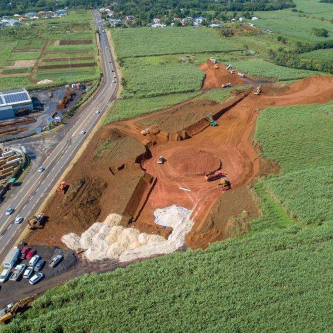 Chantier Giratoire de La Jaula - Guadeloupe