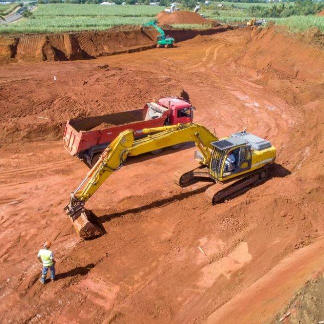 Chantier Giratoire de La Jaula - Guadeloupe