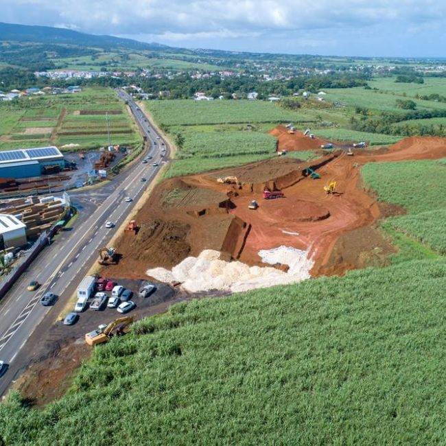 Chantier Giratoire de La Jaula - Guadeloupe