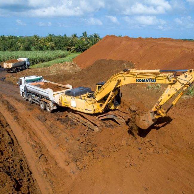 Chantier Giratoire de La Jaula - Guadeloupe