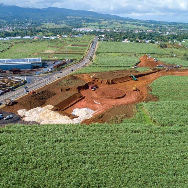 Chantier Giratoire de La Jaula - Guadeloupe