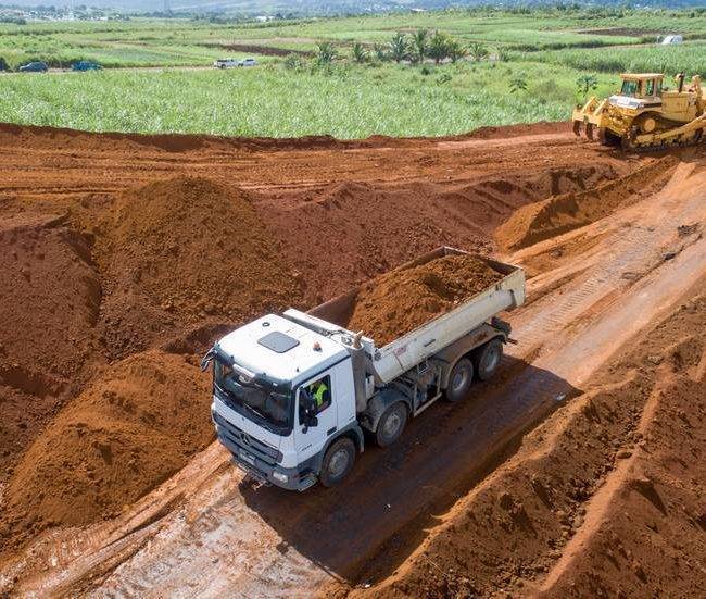 Chantier Giratoire de La Jaula - Guadeloupe