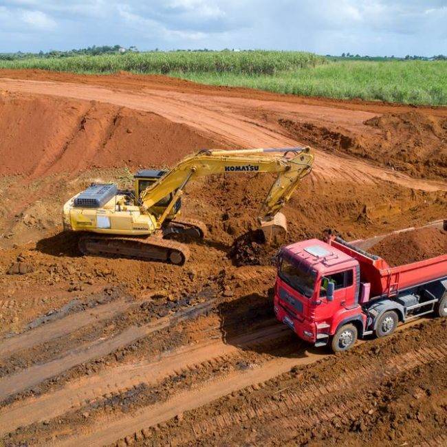 Chantier Giratoire de La Jaula - Guadeloupe