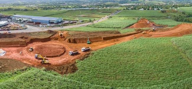 Chantier Giratoire de La Jaula - Guadeloupe