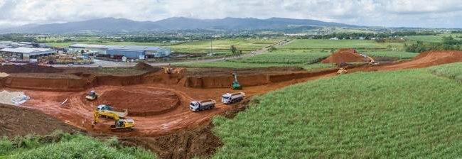 Chantier Giratoire de La Jaula - Guadeloupe