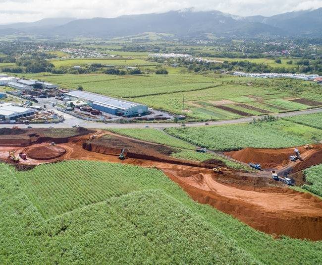 Chantier Giratoire de La Jaula - Guadeloupe