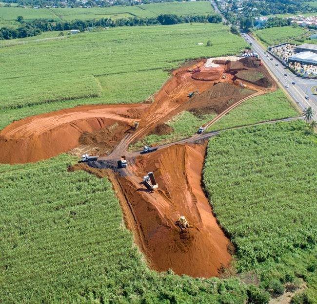 Chantier Giratoire de La Jaula - Guadeloupe