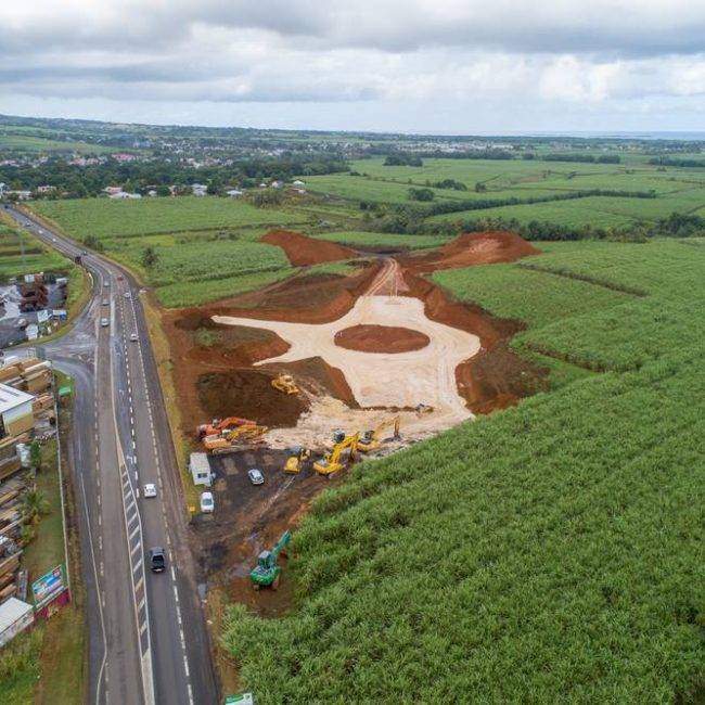 Chantier Giratoire de La Jaula - Guadeloupe