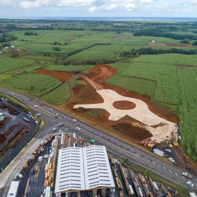 Chantier Giratoire de La Jaula - Guadeloupe