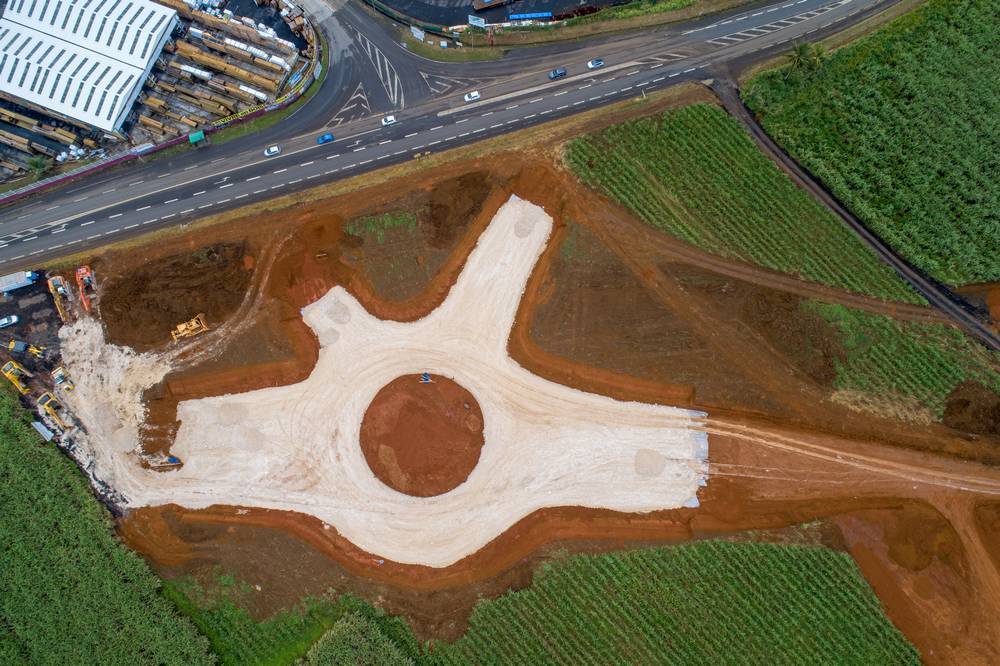 Chantier Giratoire de La Jaula - Guadeloupe