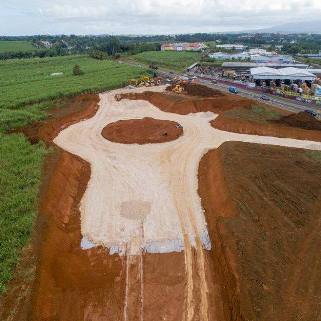 Chantier Giratoire de La Jaula - Guadeloupe