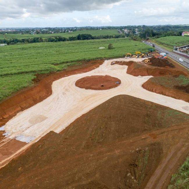 Chantier Giratoire de La Jaula - Guadeloupe