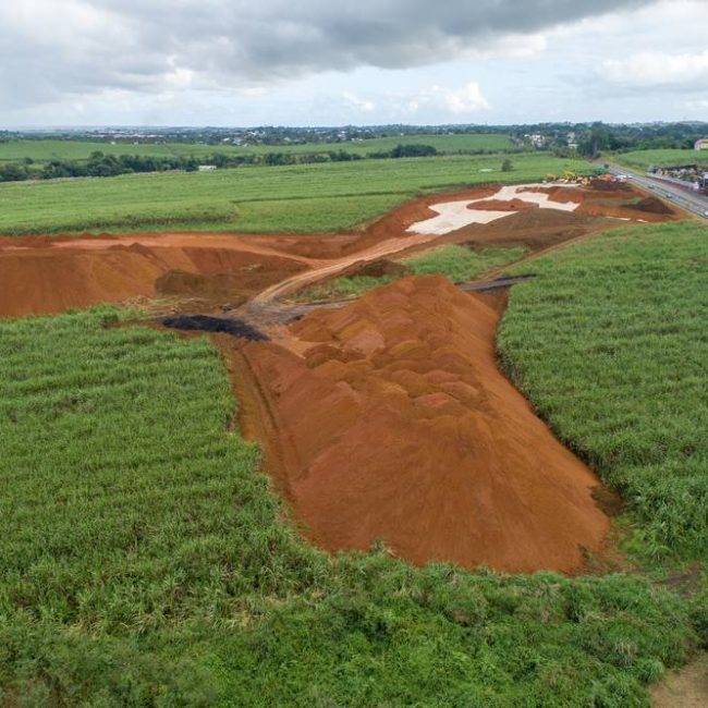 Chantier Giratoire de La Jaula - Guadeloupe