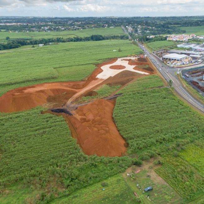 Chantier Giratoire de La Jaula - Guadeloupe