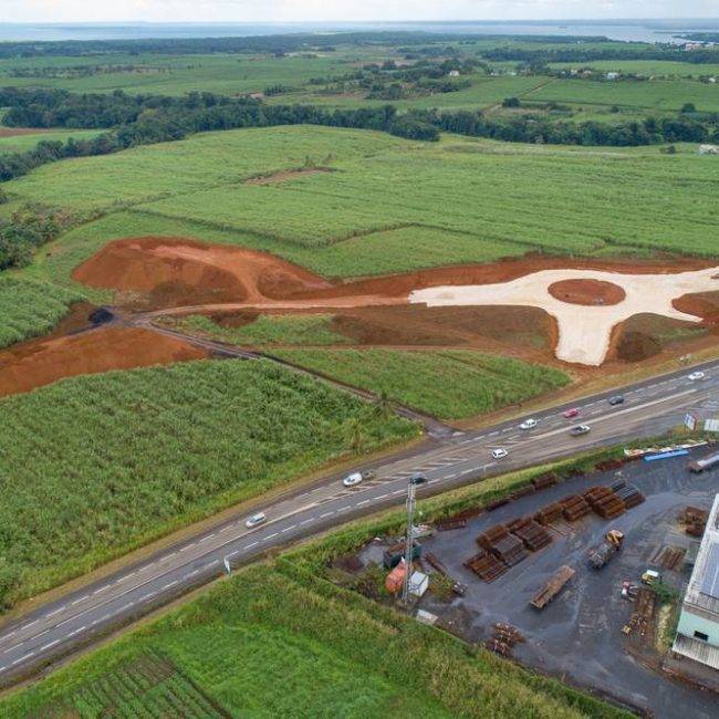 Chantier Giratoire de La Jaula - Guadeloupe