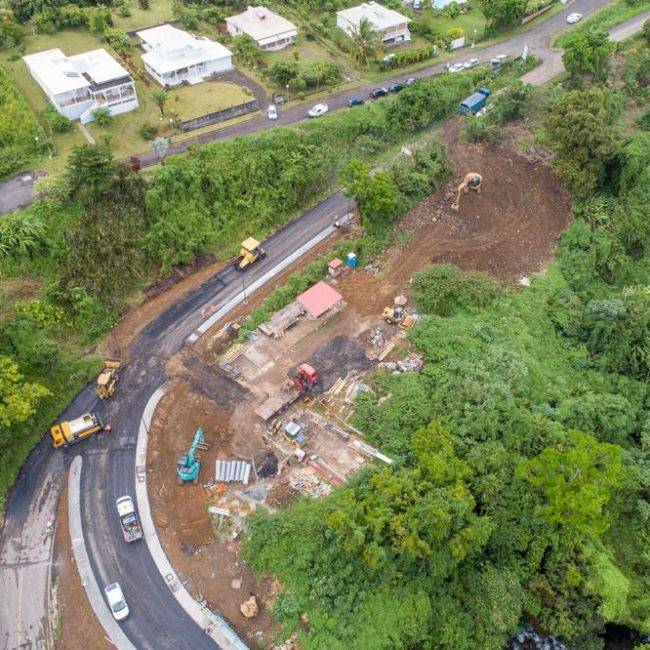 Chantier Guadeloupe - Pont des Marsouins