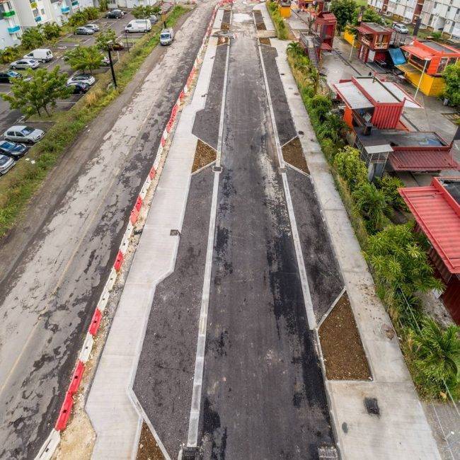 Chantier Guadeloupe - Résine ZAC Raizet