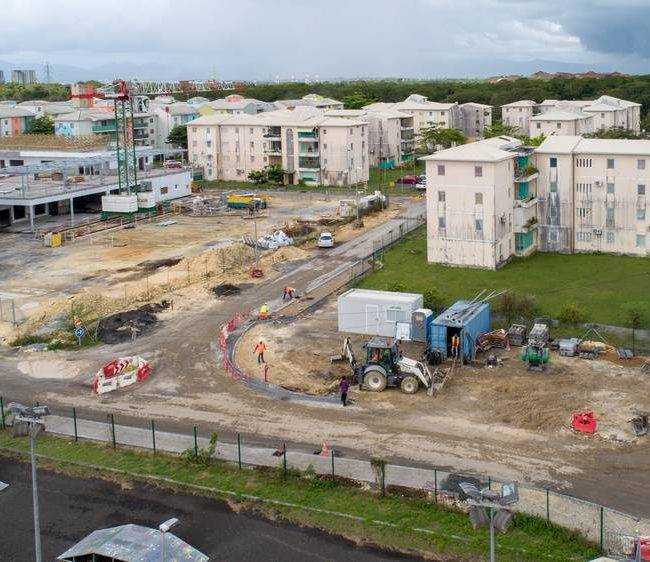 Chantier Guadeloupe - Résine ZAC Raizet