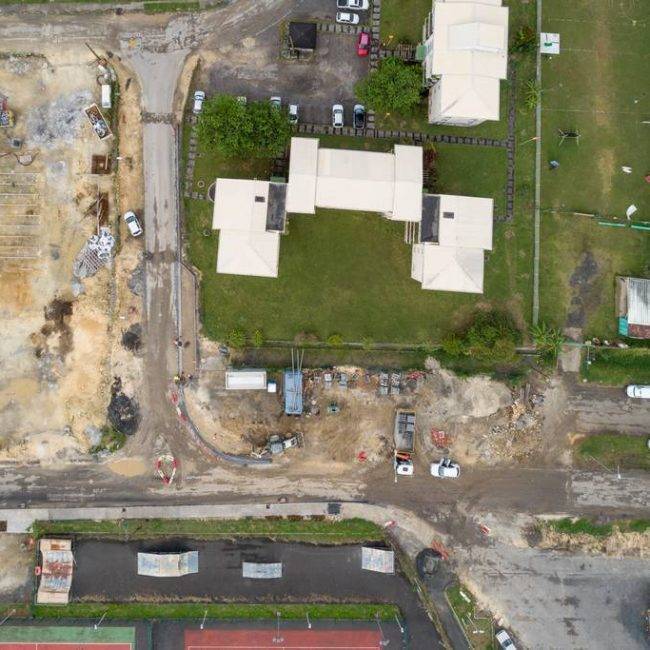 Chantier Guadeloupe - Résine ZAC Raizet