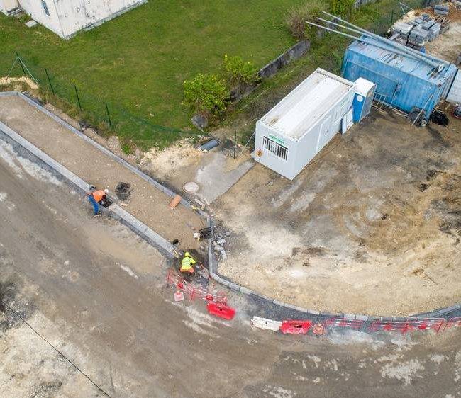 Chantier Guadeloupe - Résine ZAC Raizet