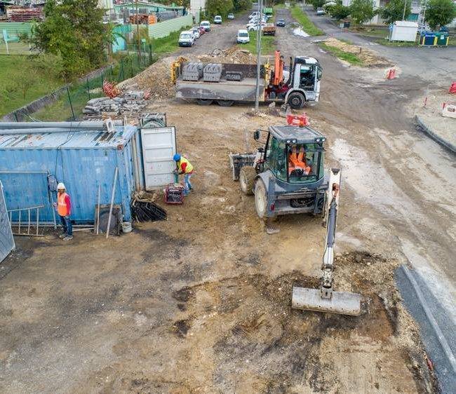 Chantier Guadeloupe - Résine ZAC Raizet