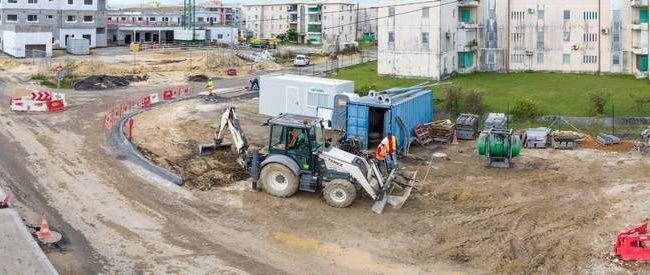 Chantier Guadeloupe - Résine ZAC Raizet