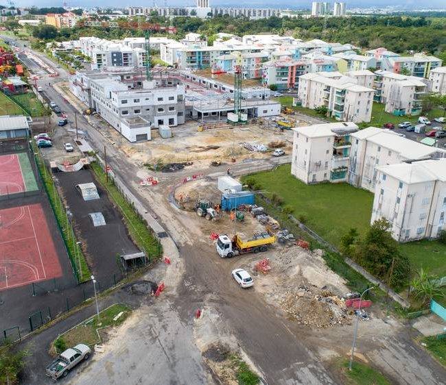 Chantier Guadeloupe - Résine ZAC Raizet