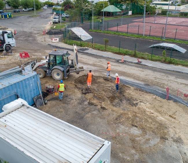 Chantier Guadeloupe - Résine ZAC Raizet