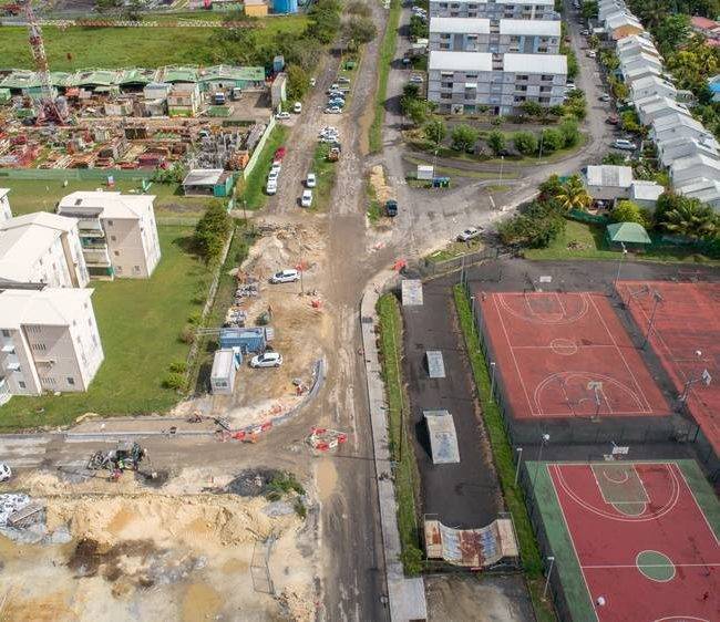 Chantier Guadeloupe - Résine ZAC Raizet