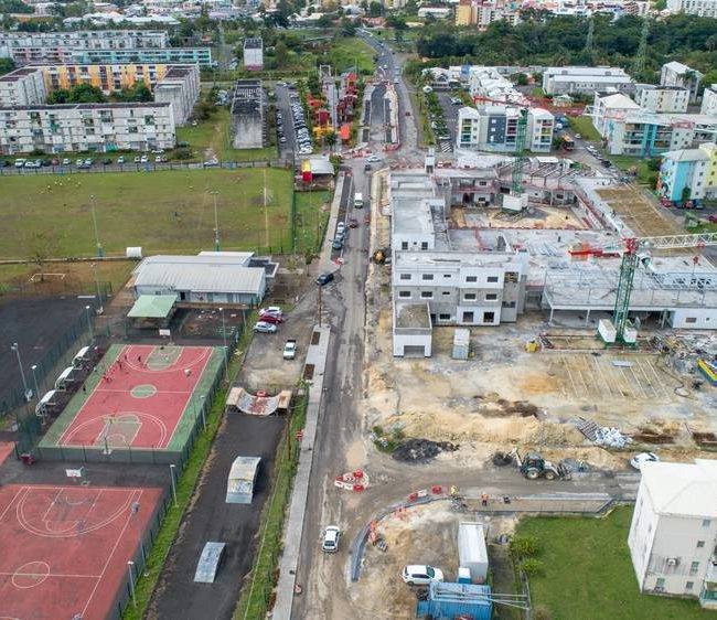 Chantier Guadeloupe - Résine ZAC Raizet